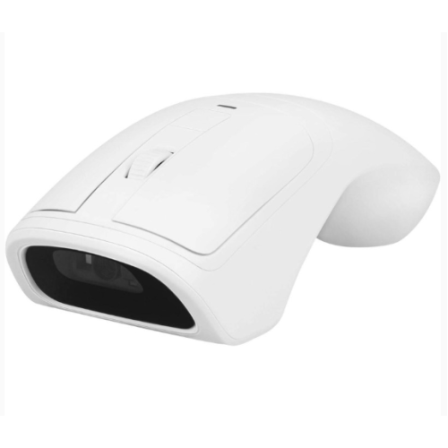 Ασύρματο barcode scanner ποντίκι λευκό NG BAR 2411