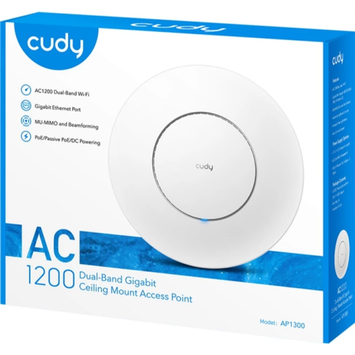Cudy AC 1200 Dual-Band Gigabit Ceiling Mount Access Point