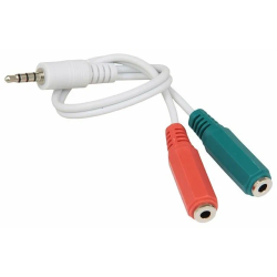 Καλώδιο μετατροπέας ήχου 4pin 3.5mm σε 3.5mm stereo