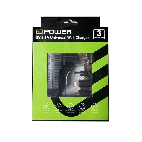 Φορτιστής για Tablet και Smartphones περιλαμβάνει 3 βύσματα