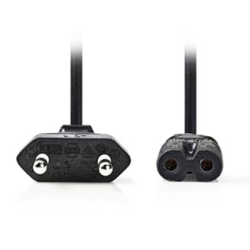 Καλώδιο ρεύματος C7 NEDIS 2m μαύρο