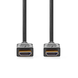 NEDIS HIGH SPEED HDMI ΚΑΛΩΔΙΟ ΜΕ ETHERNET 15m ΜΑΥΡΟ