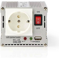 Inverter Αυτοκινήτου Nedis για Μετατροπή 12V DC σε 230V AC με 1xUSB Inverter Αυτοκινήτου Nedis για Μετατροπή 12V DC σε 230V AC με 1xUSB